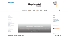 Desktop Screenshot of gayrimenkulturkiye.com