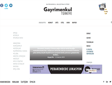 Tablet Screenshot of gayrimenkulturkiye.com